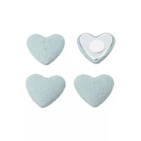 CUORE CON ADESIVO MM25 CELESTE 2